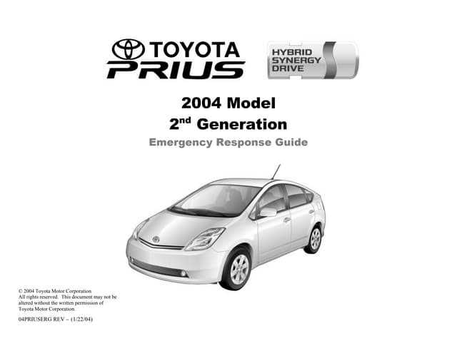 2009 toyota prius repair manual