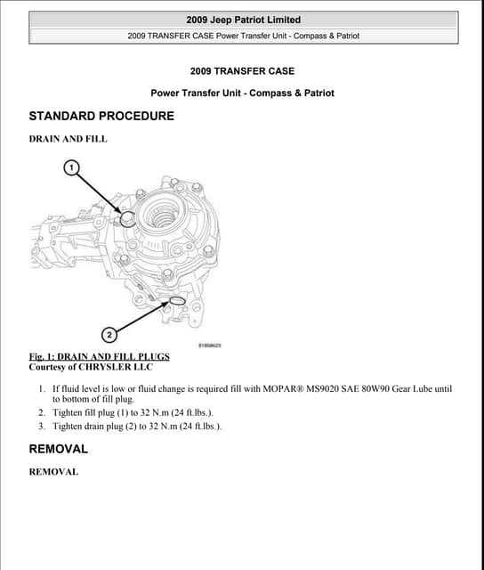 2010 jeep patriot repair manual