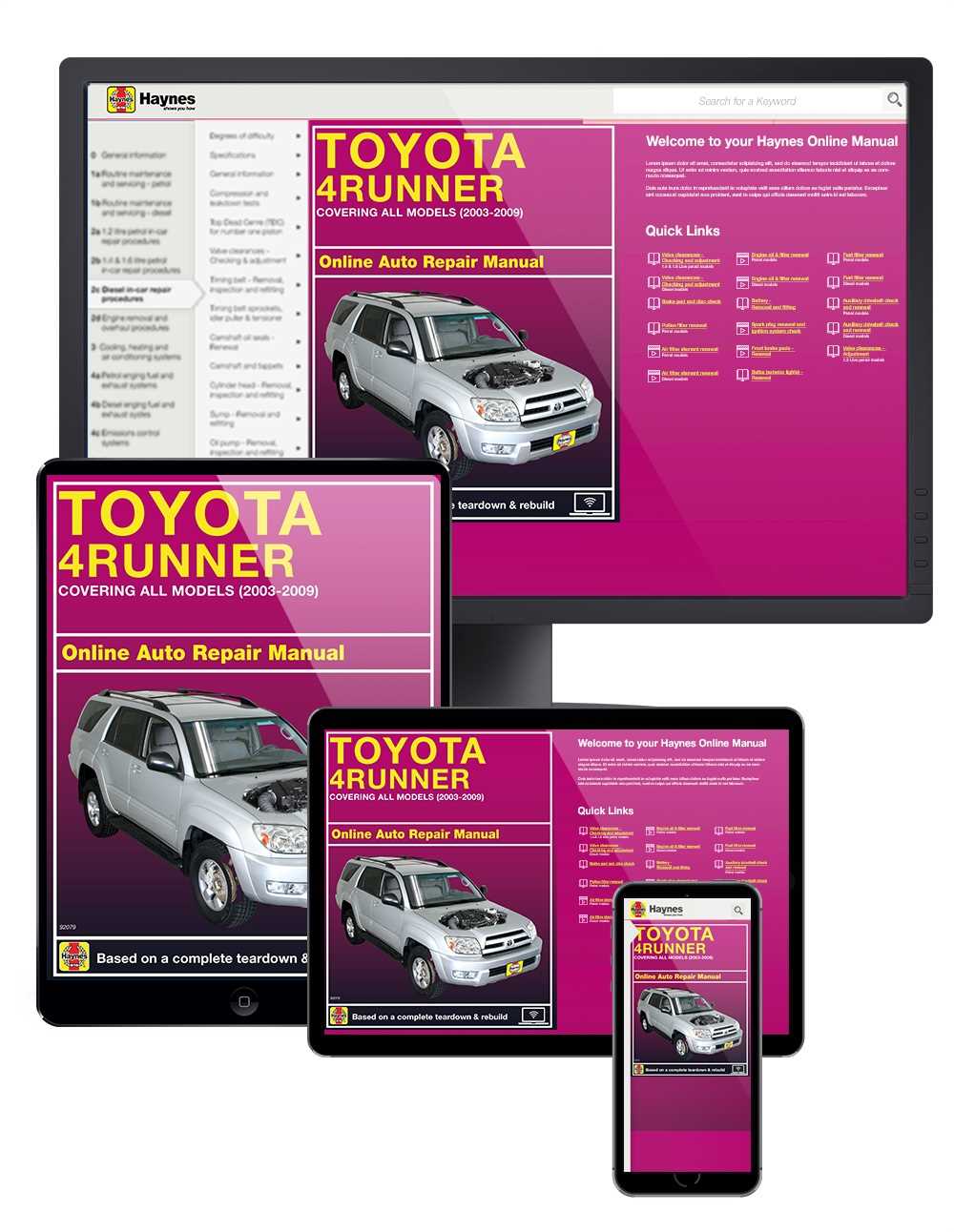 2010 toyota 4runner repair manual