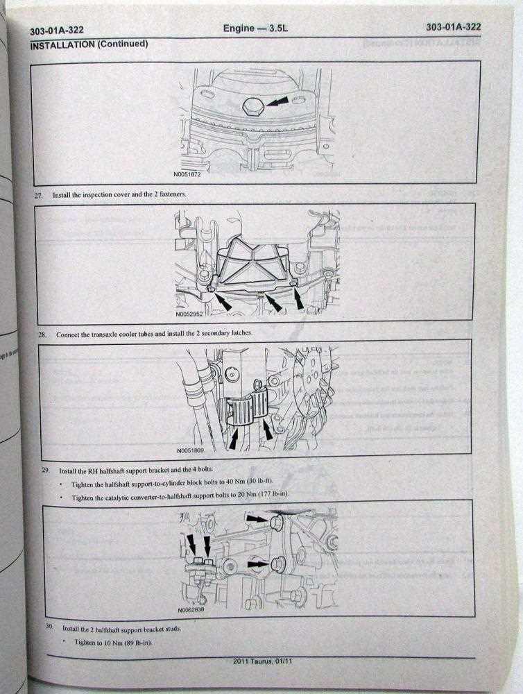 2010 ford taurus repair manual