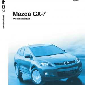 2010 mazda cx 7 repair manual