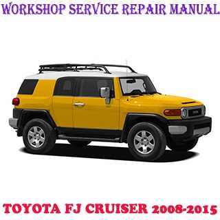 2010 toyota fj cruiser repair manual