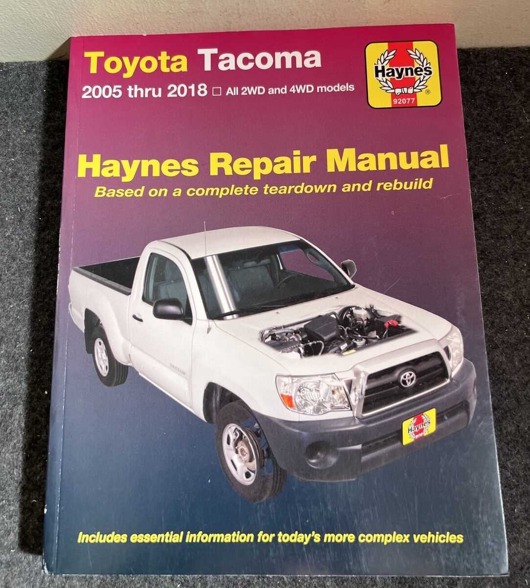 2010 toyota tacoma repair manual