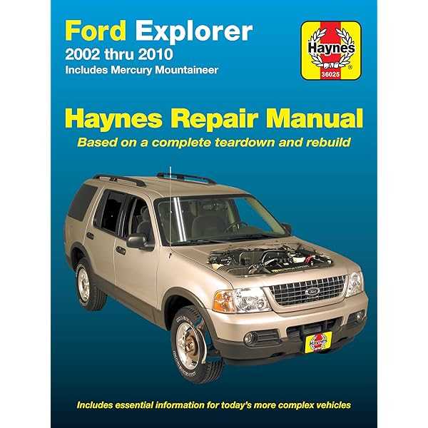 2011 ford explorer repair manual