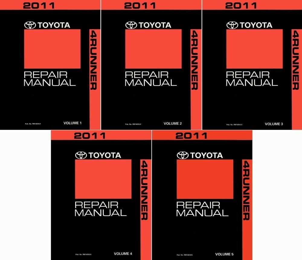 2011 toyota 4runner repair manual