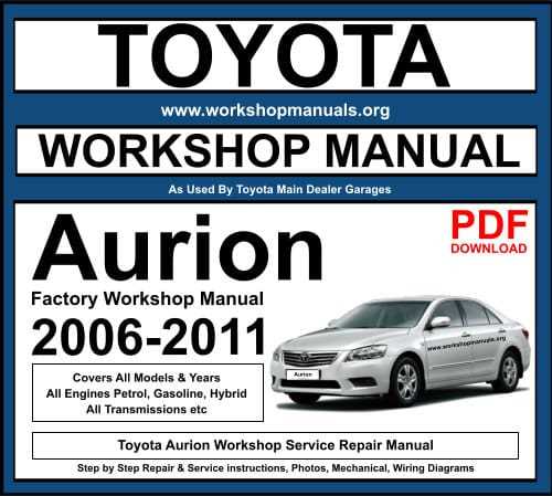 2011 toyota prius repair manual