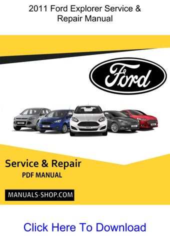 2011 ford explorer repair manual