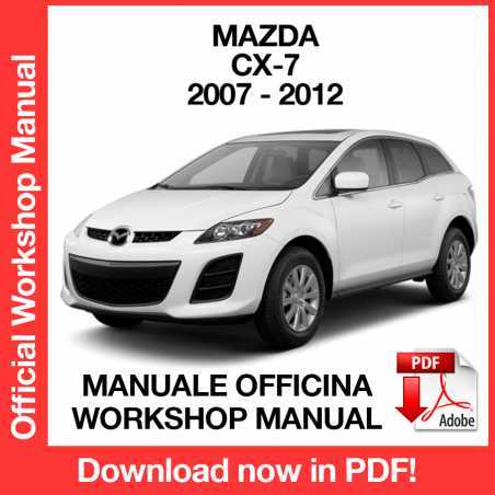 2011 mazda cx 7 repair manual