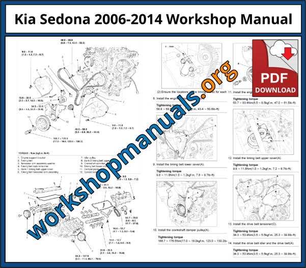 2012 kia sedona repair manual