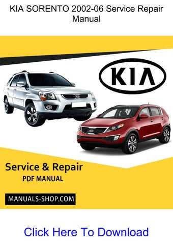 2012 kia sorento repair manual