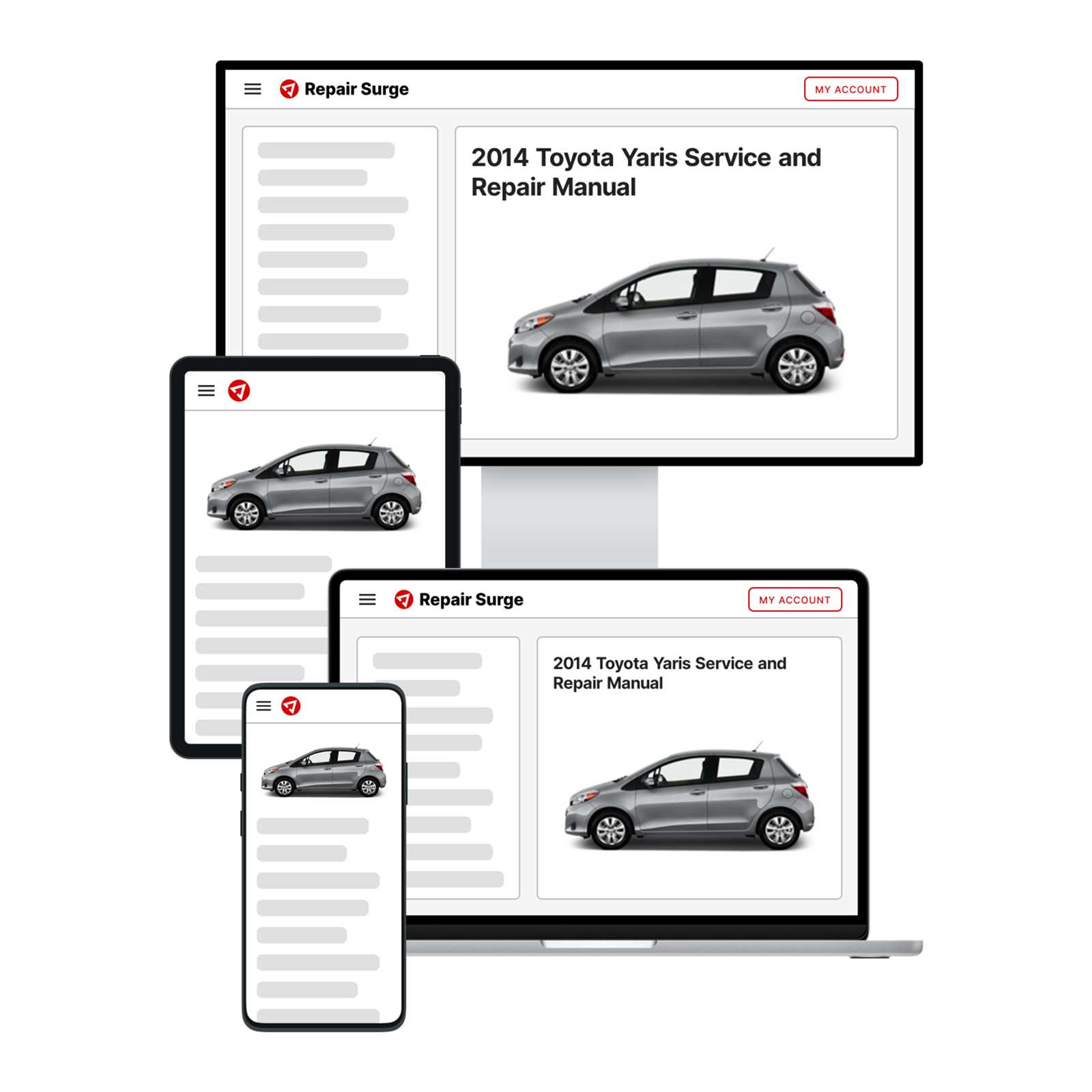 2012 toyota yaris repair manual