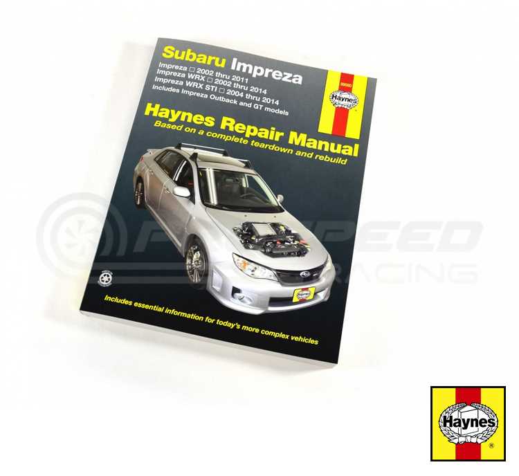 2012 subaru impreza repair manual