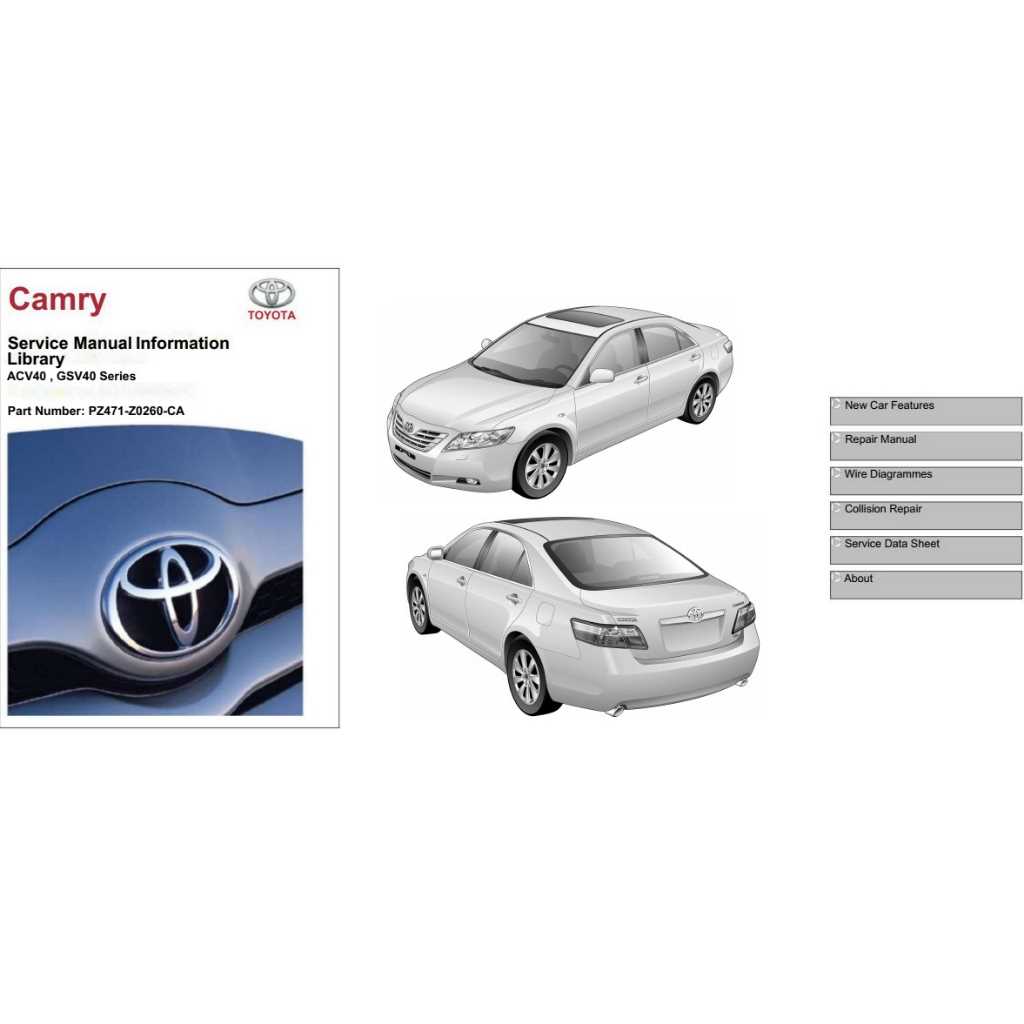 2012 toyota camry repair manual