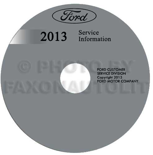 2013 ford fusion repair manual