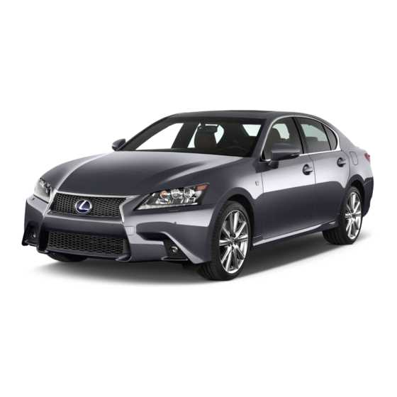 2013 lexus gs 350 repair manual