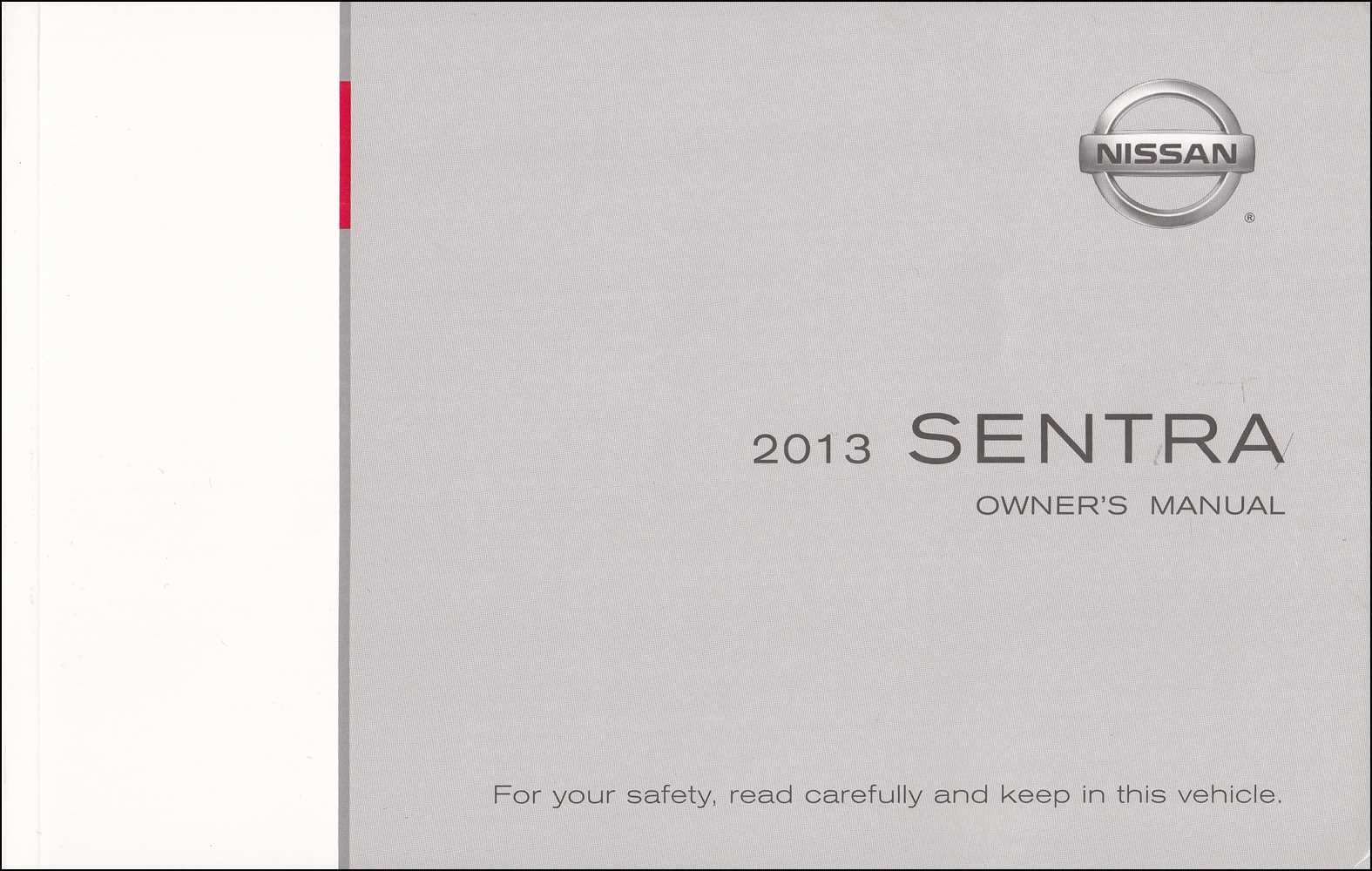 2013 nissan sentra repair manual