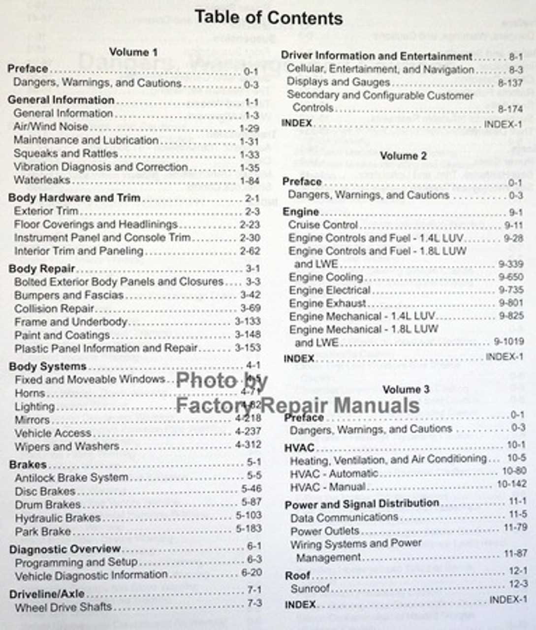 2013 chevy cruze repair manual