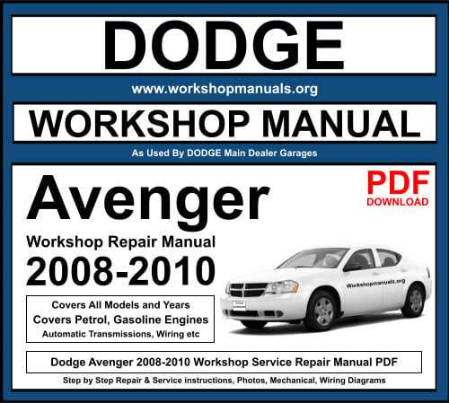 2013 dodge avenger repair manual