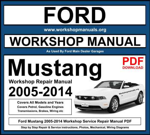 2013 ford mustang repair manual