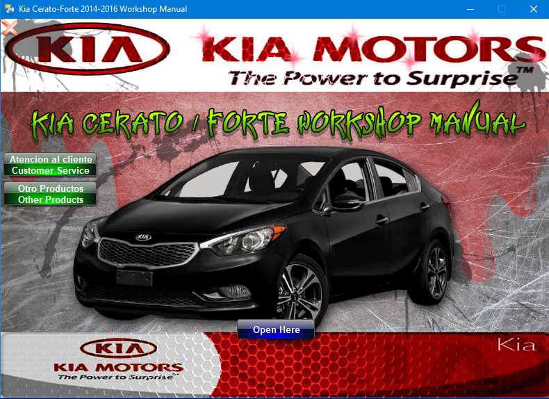 2013 kia forte repair manual