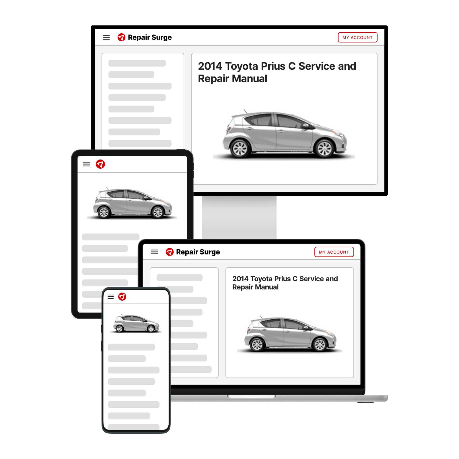 2014 toyota prius repair manual