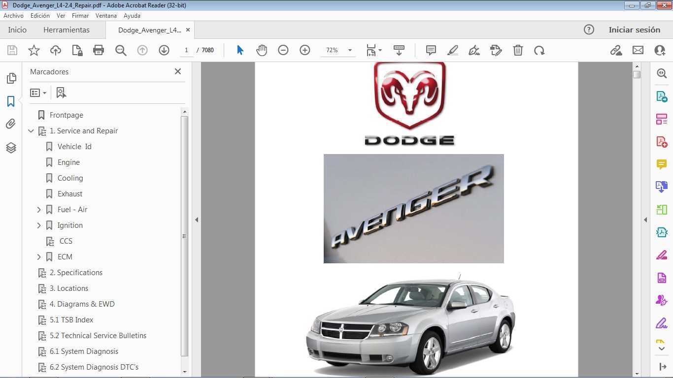 2014 dodge avenger repair manual