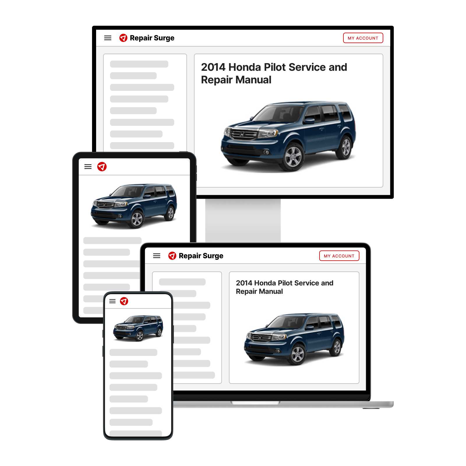 2014 honda pilot repair manual