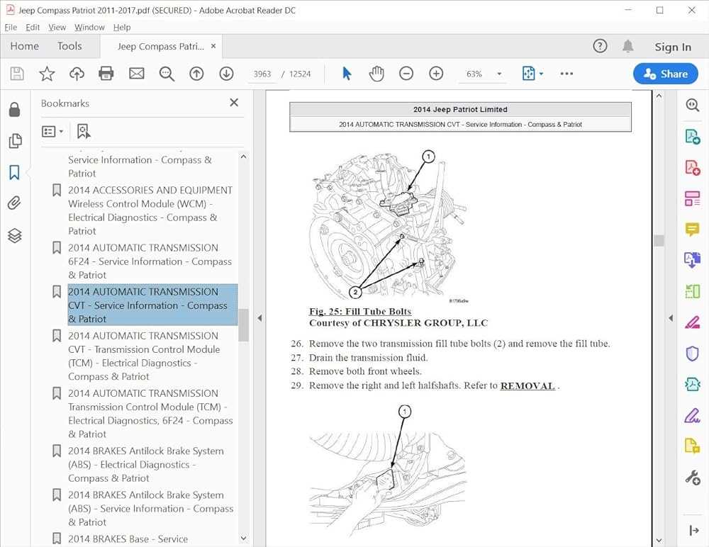 2014 jeep patriot repair manual