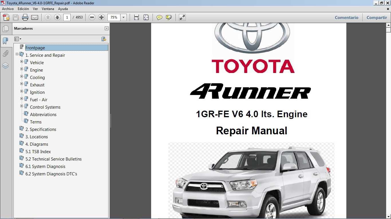 2015 toyota 4runner repair manual