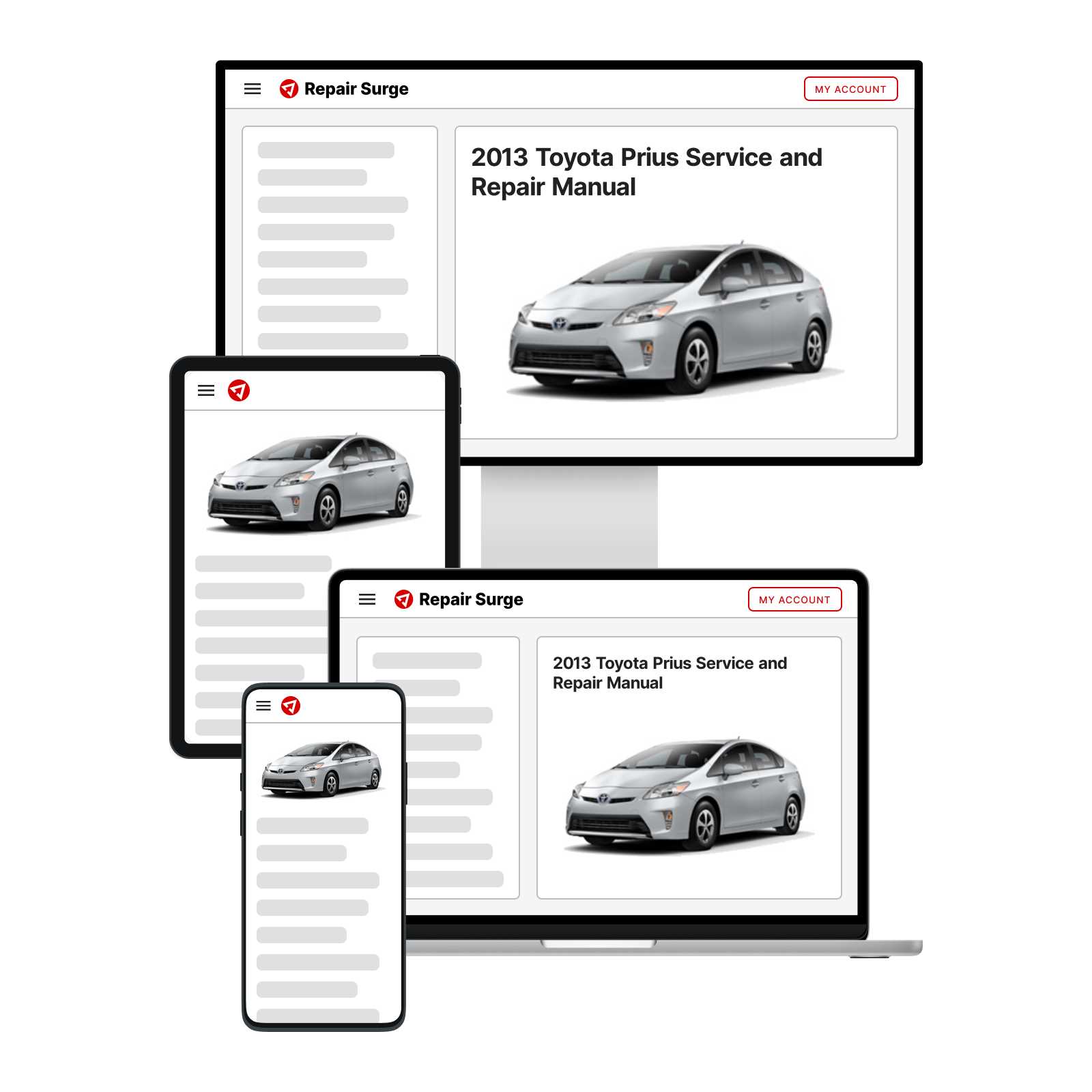 2016 toyota prius repair manual