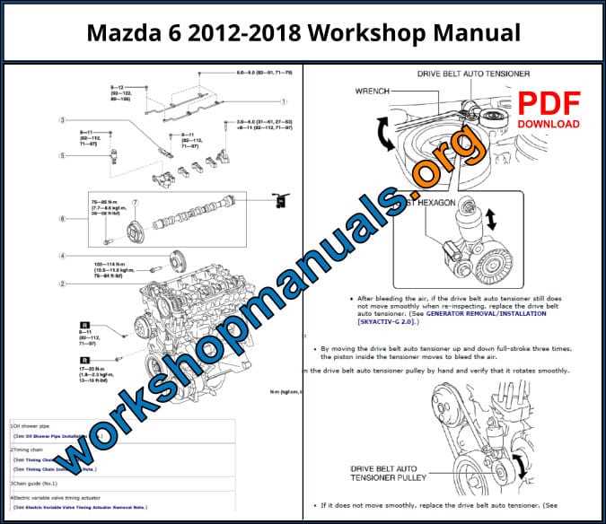 2016 mazda 6 repair manual