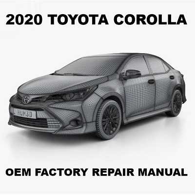 2020 toyota corolla repair manual