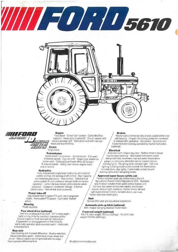 5610 ford tractor repair manual