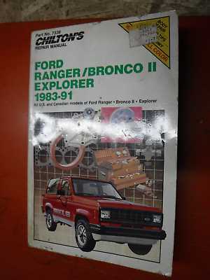 89 ford ranger repair manual