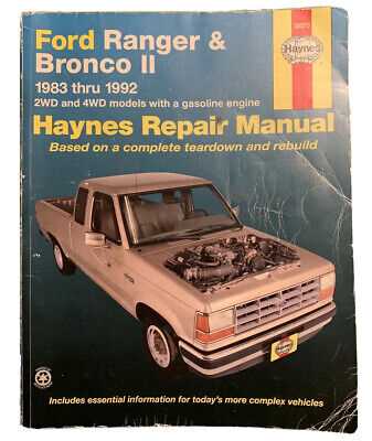 89 ford ranger repair manual