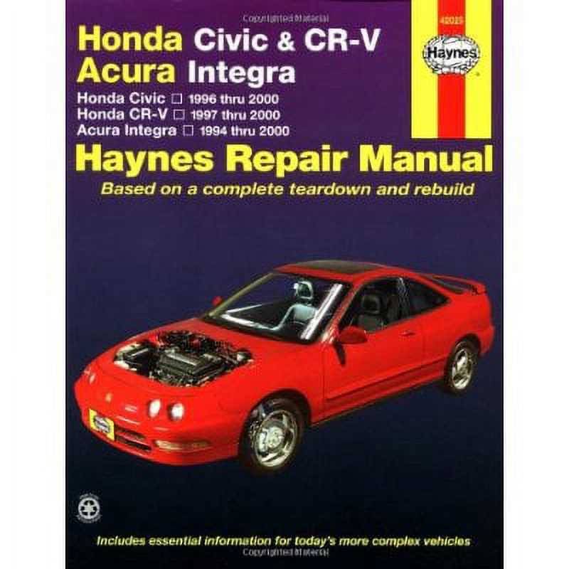 92 95 honda civic repair manual