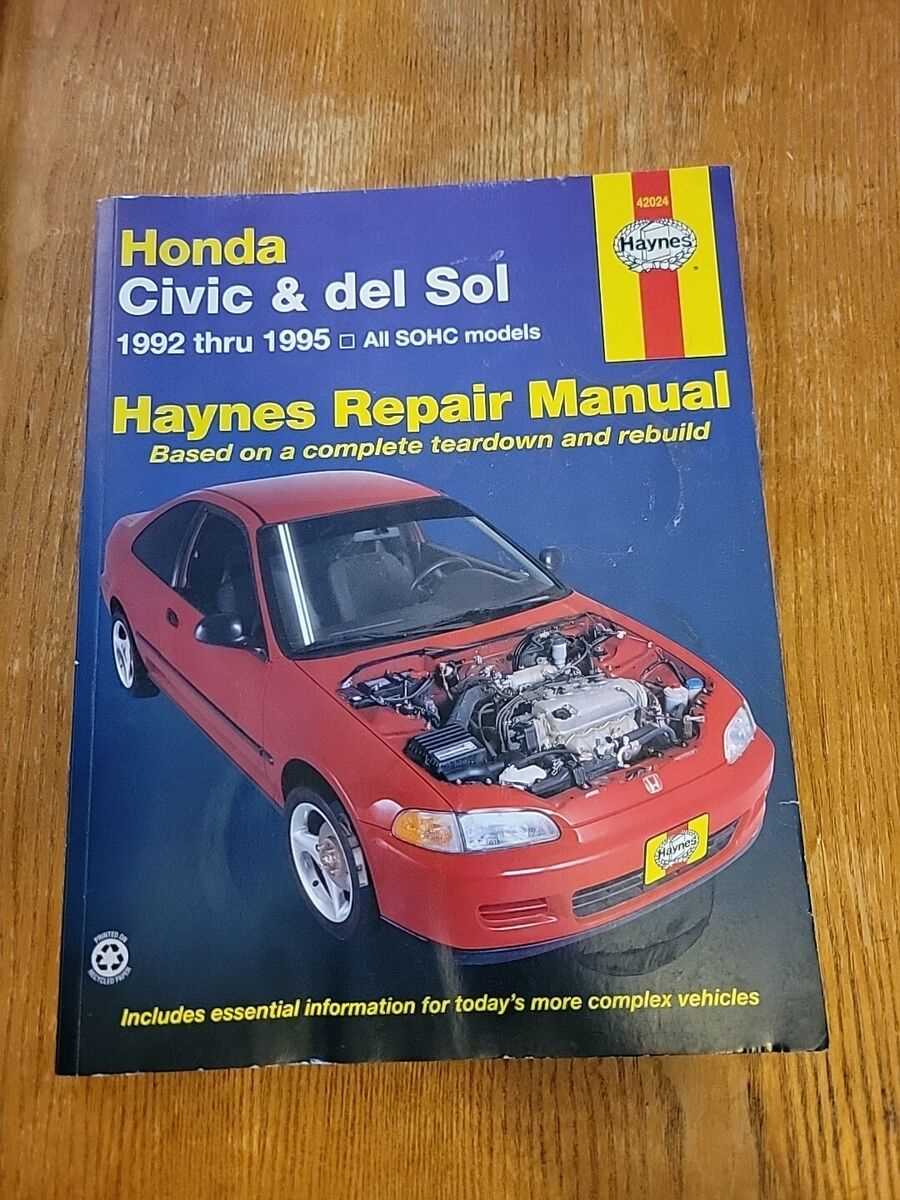 92 95 honda civic repair manual