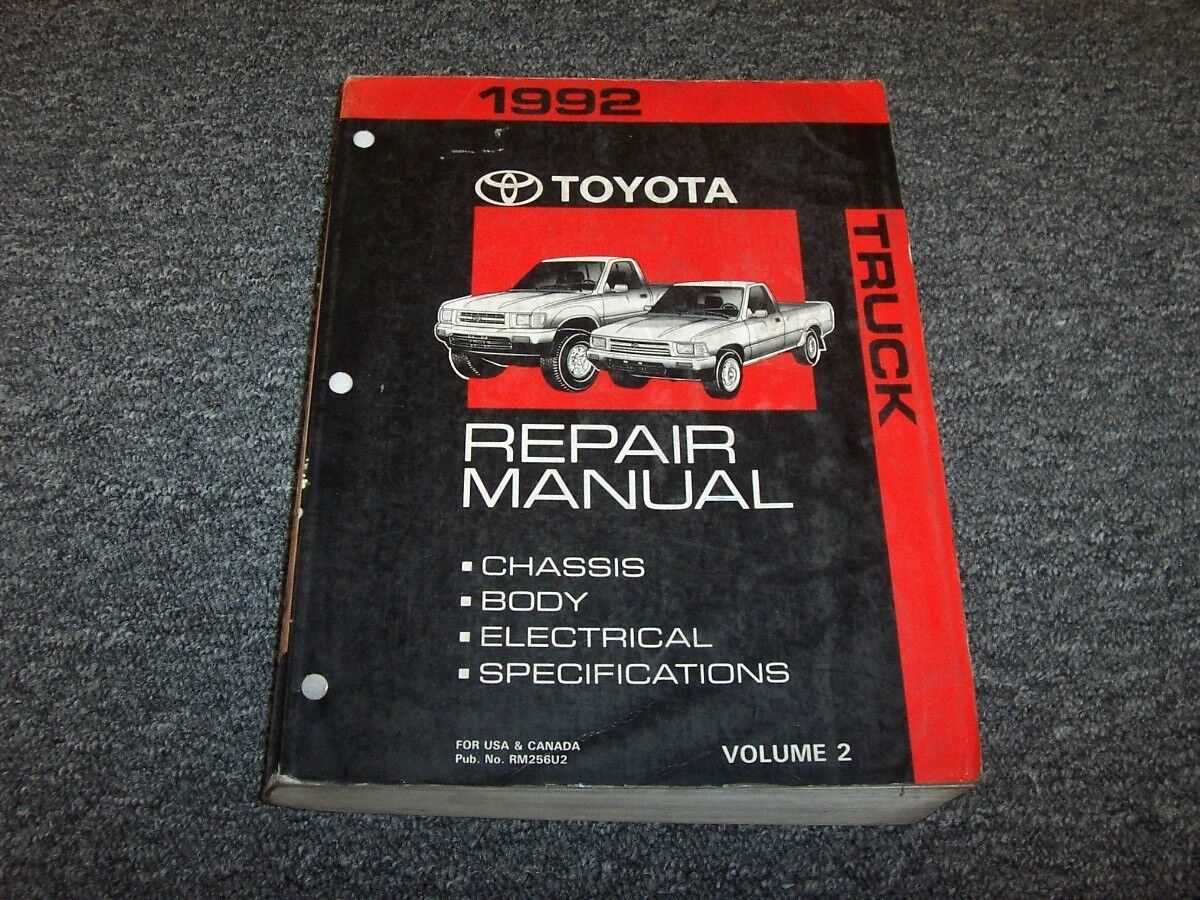 92 toyota pickup repair manual