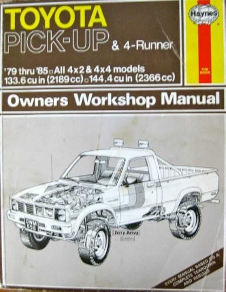 92 toyota pickup repair manual