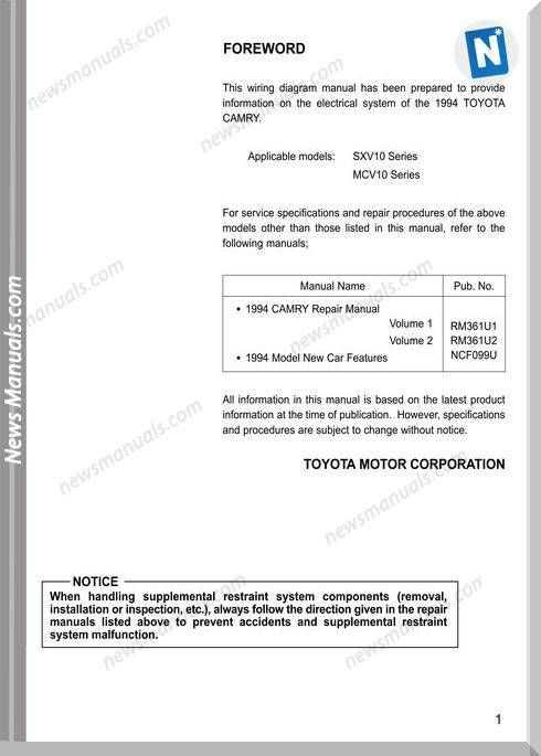 94 camry repair manual