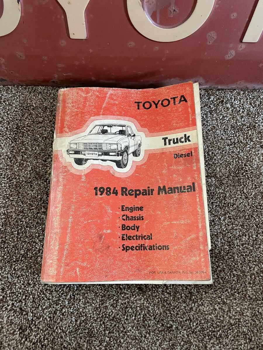 94 toyota pickup repair manual