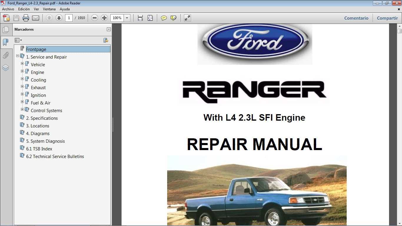 95 ford ranger repair manual