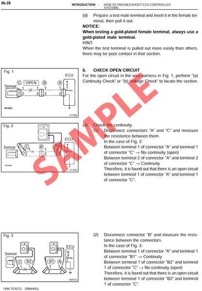 95 toyota tercel repair manual