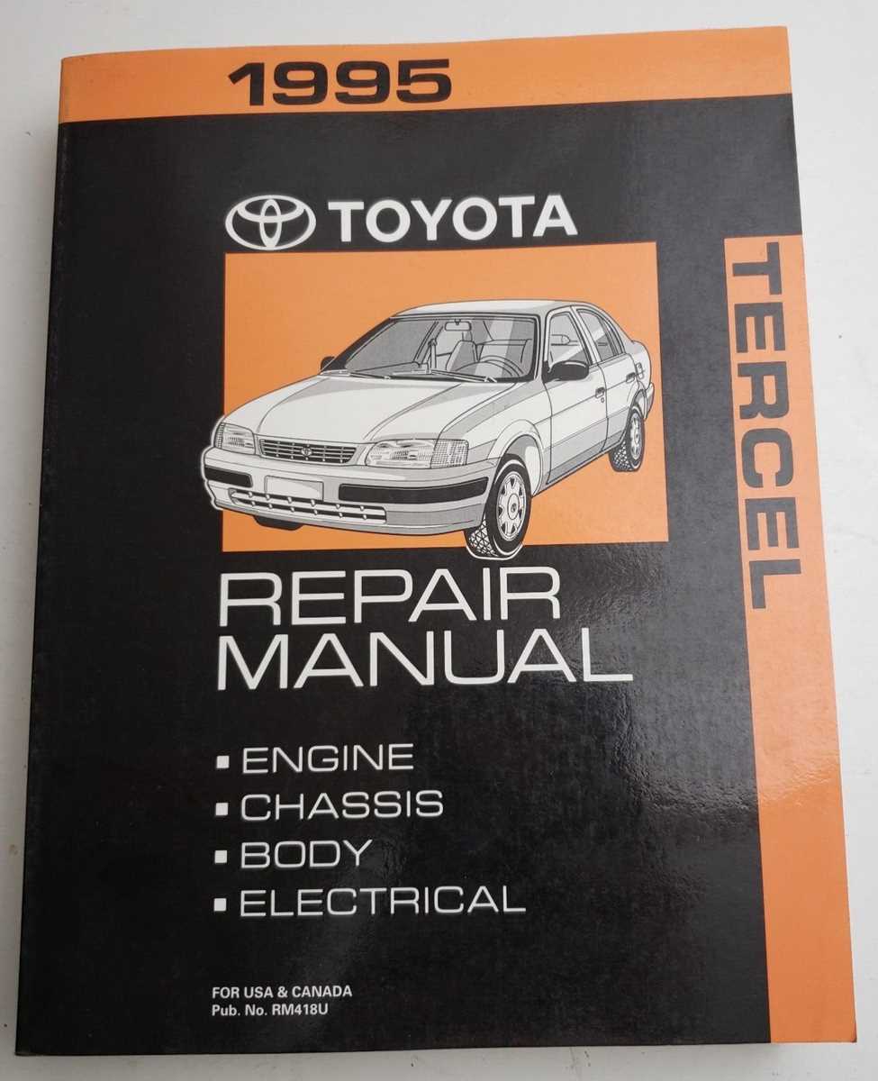 95 toyota tercel repair manual