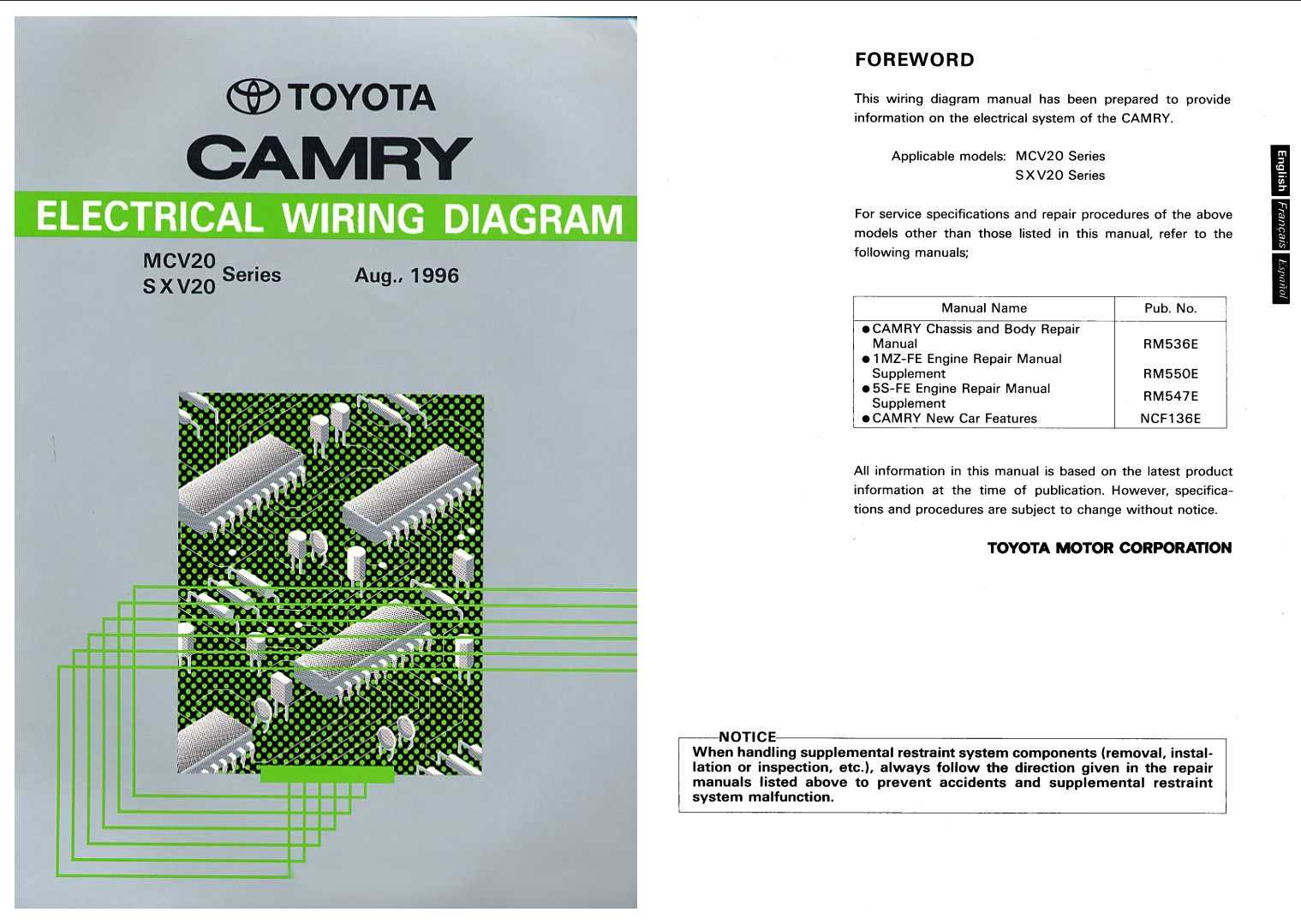 96 camry repair manual