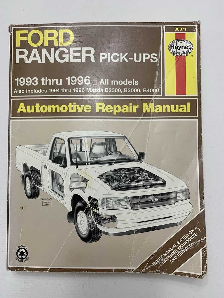 97 ford ranger repair manual