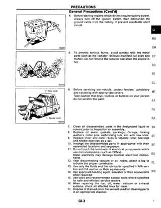 98 nissan maxima repair manual