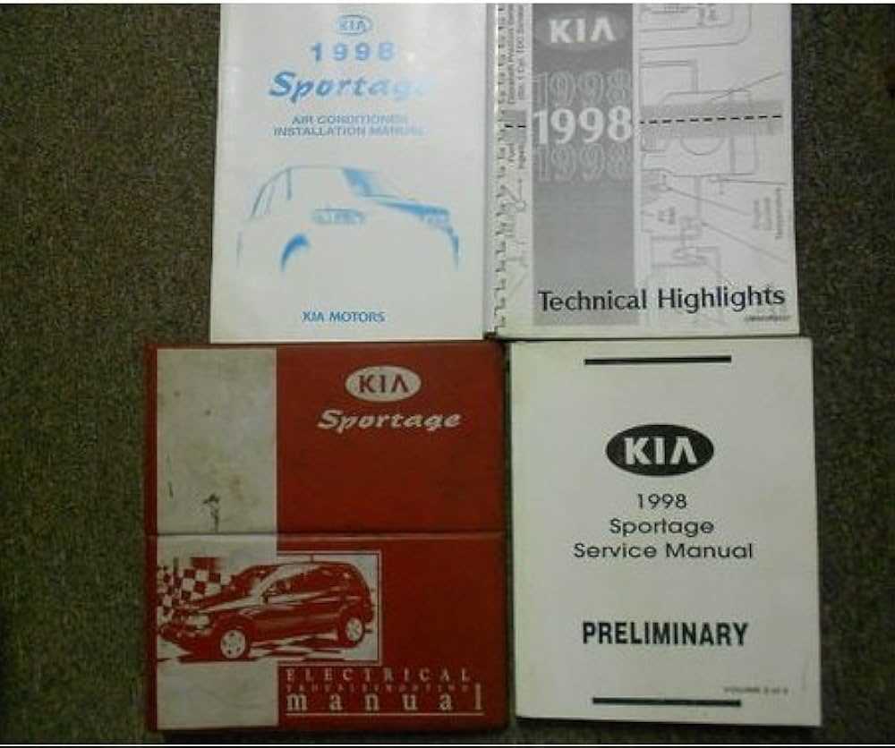 98 kia sportage repair manual