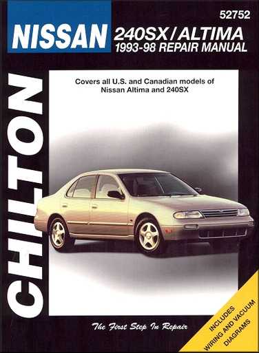 98 nissan maxima repair manual