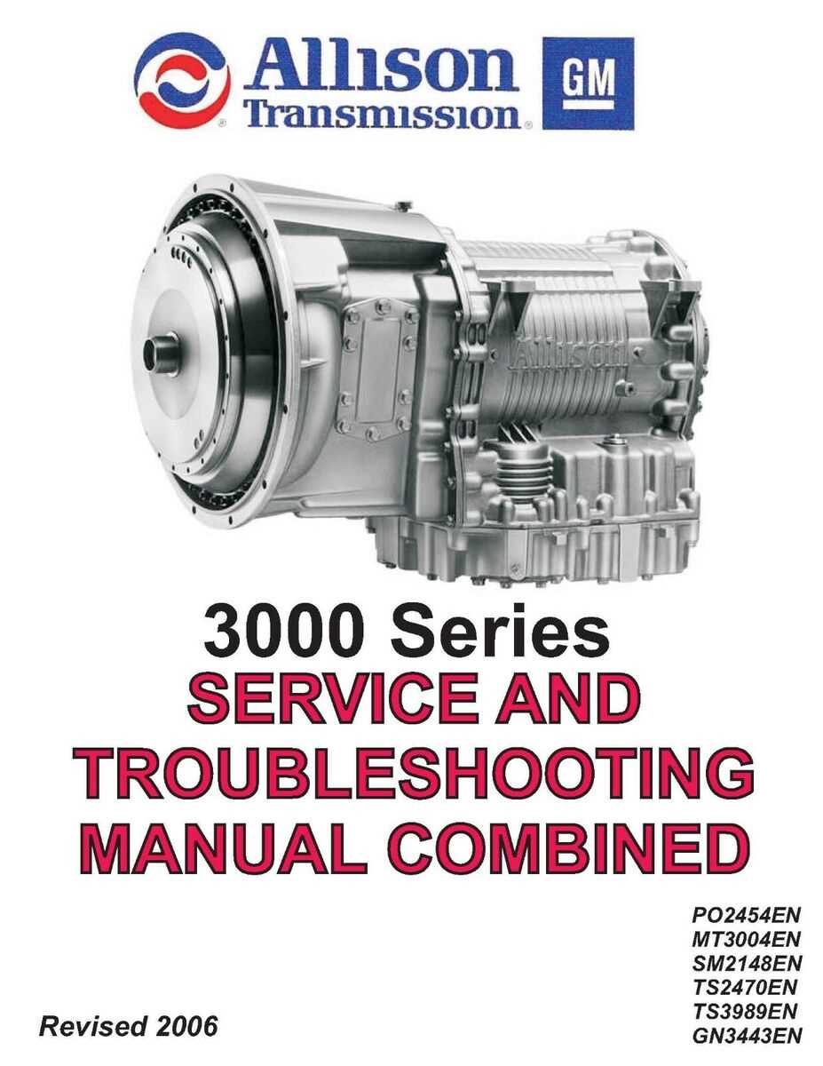 allison transmission repair manual